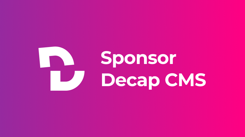 You can now sponsor Decap CMS